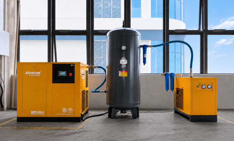 AirHorse 37kW VFD Compressor Serving Guangdong New Materials